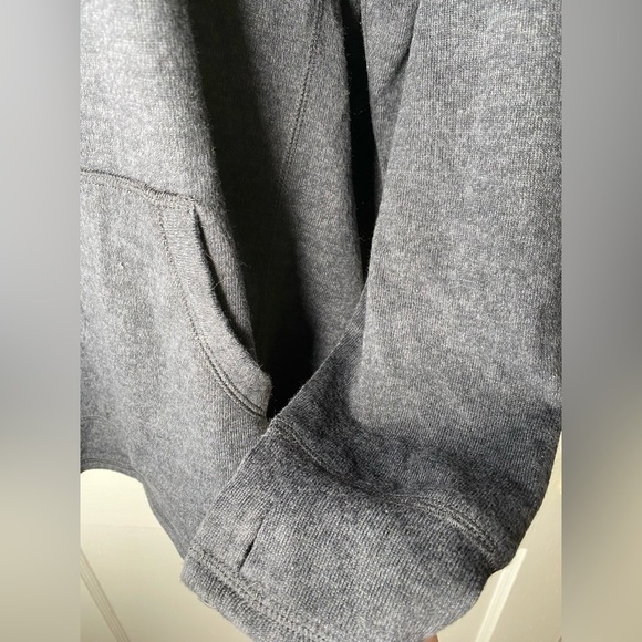 PHILOSOPHY NWT Gray Women's Sweatshirt with Pouch - Picture 6 of 7